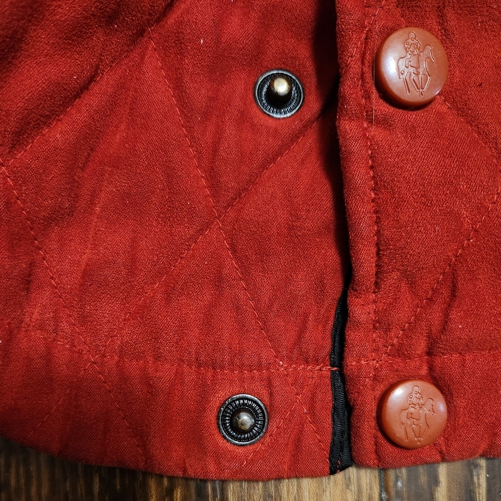 OUTBACK TRADING CO. Classic Quilted Red Vest SZ Lg Women's - Picture 8 of 12